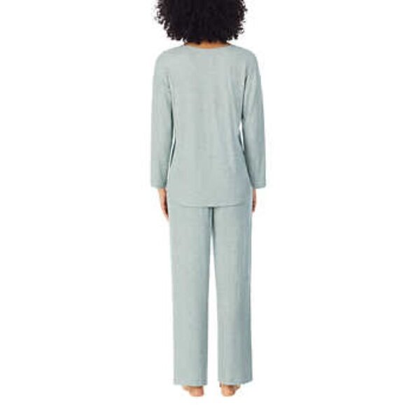 NEW Midnight by Carole Hochman 2-piece Lounge Set | Green - Picture 3 of 8